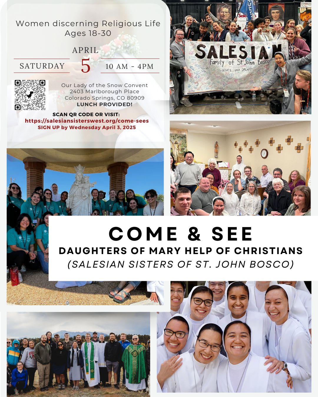 Come and See Daughters of Mary Help of Christians
